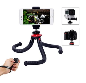 Fotopro  360 degree Rotatable Swivel Mount competitive 12 Inch travel mini flexible tripod for  DSLR Camera, GoPro, smartphone