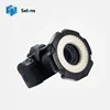 Selens GE-160 5600K 160 LED Dimmable Macro Ring Continuous Light + 6 Lens Adapter Ring For Nikon Canon Camera