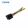 5PIN car automotive relay socket with 16AWG 18AWG copper wires