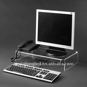 Belleza Acrílico Soporte Del Monitor Plexiglás Soporte Del Monitor