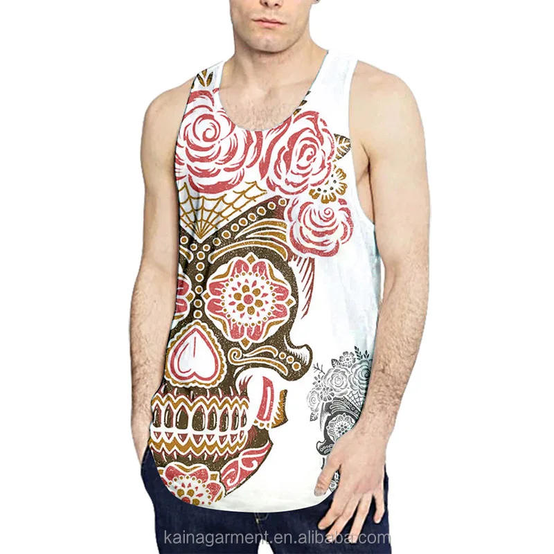 Wholesale 100 Polyester Digital Sublimation Print Tank Top Buy Tank