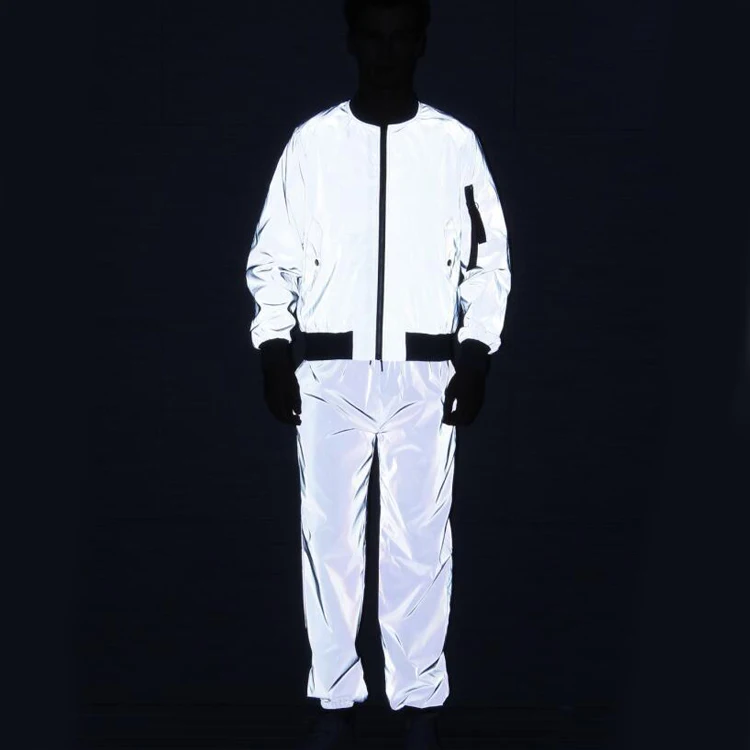 mens reflective tracksuit