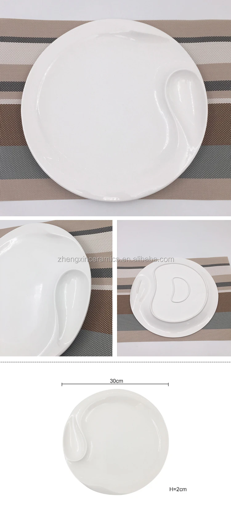 Nice Design Hot Selling Ceramic Round Sauce Plate For Sushi Buy Round