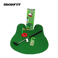 

Novelty Bathroom Toy Potty Putter Game Kits Toilet Golf