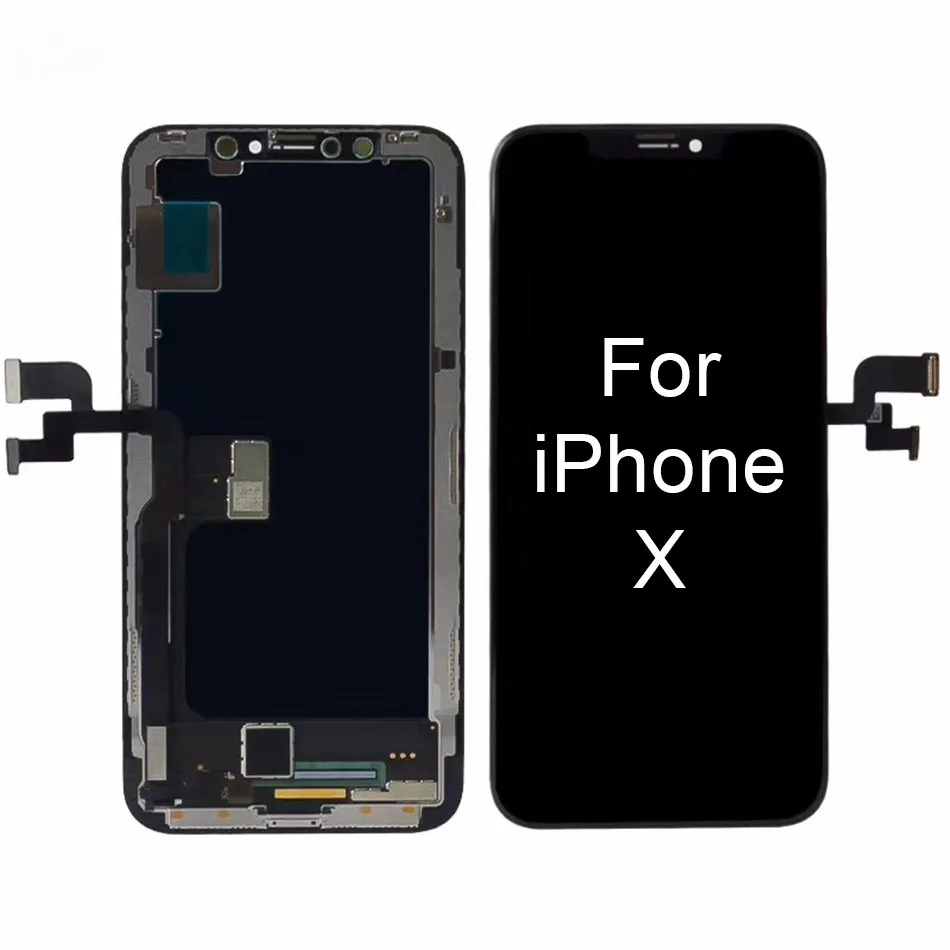 

Tested Work Well LCDs For iPhone X LCD Display With 3D Touch Screen Digitizer Assembly Replacement Parts Oled Original Quality, N/a