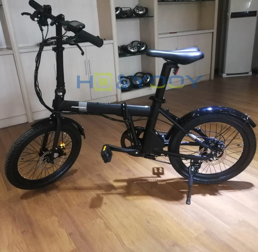 20inch electric bicycle 36V 250W 7 speed 5 pas hidden lithium E-bike battery aluminum alloy  electric folding bike