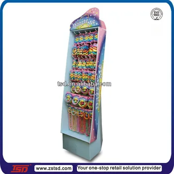 Tsd C640 Custom Retail Store Floor Cardboard Baby Hair Accessories