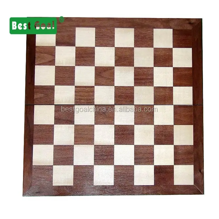 
Wooden chess armory set with storage interior felted game board 