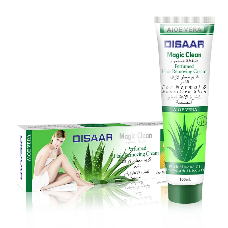 

Low MOQ Disaar Natural Aloe 3-minute Quick Body Hair Removal Cream For Men Women