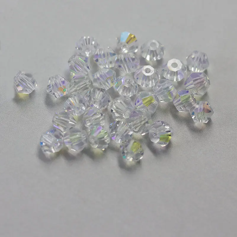 

wholesale   crystal ab color bicone beads glass beads for jewelry making Necklace Bracelet Earring accessories