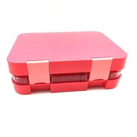 

Stocked food Picnic use Bento Styled Durable Leakproof Back to School kids pink 6 compartments Lunch box