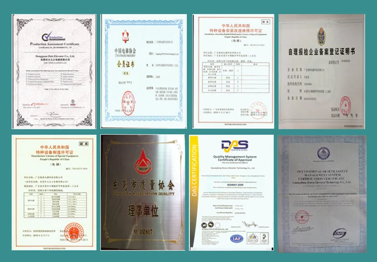 escalator cost certificate