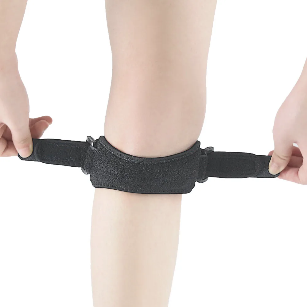 2019 热销髌骨带膝盖疼痛缓解从袖子明星关节炎,徒步旅行,足球, 篮球