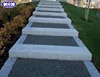 Outdoor stone steps risers granite stairs