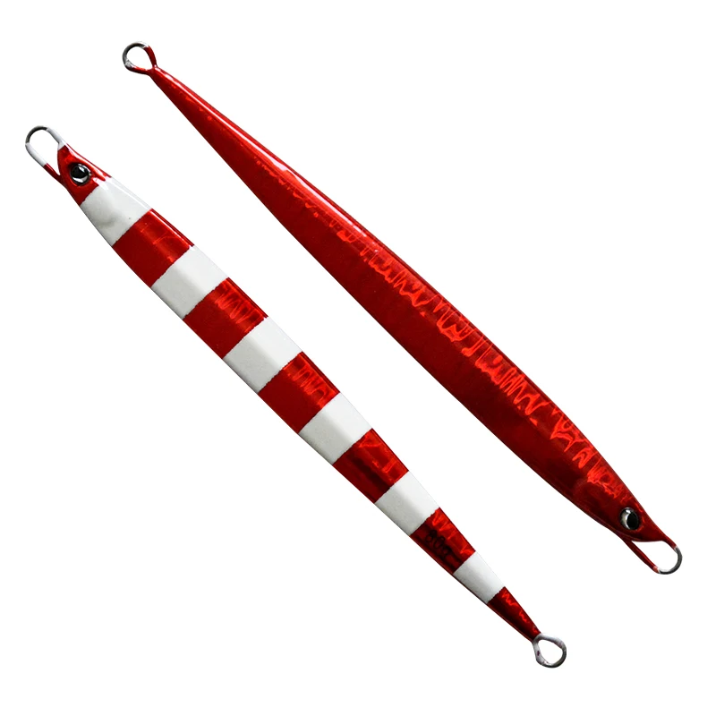 

FUNADAIKO china factory lead fish metal jigging lure glowing fishing lure slow jigging metal lure fishing jig 80g, Colorful