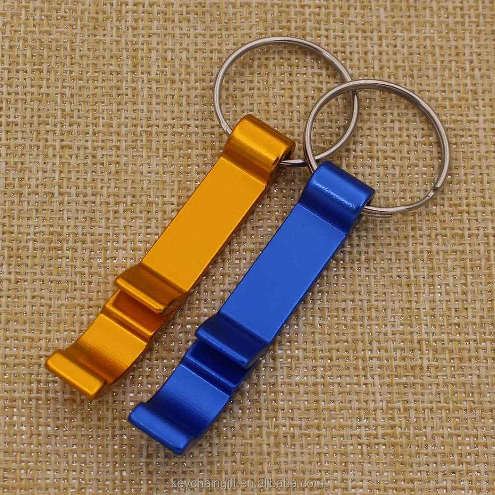 Factory Custom Logo Aluminum Bottle Opener Keychain No Minimum Bottle Opener Keychain No Minimum