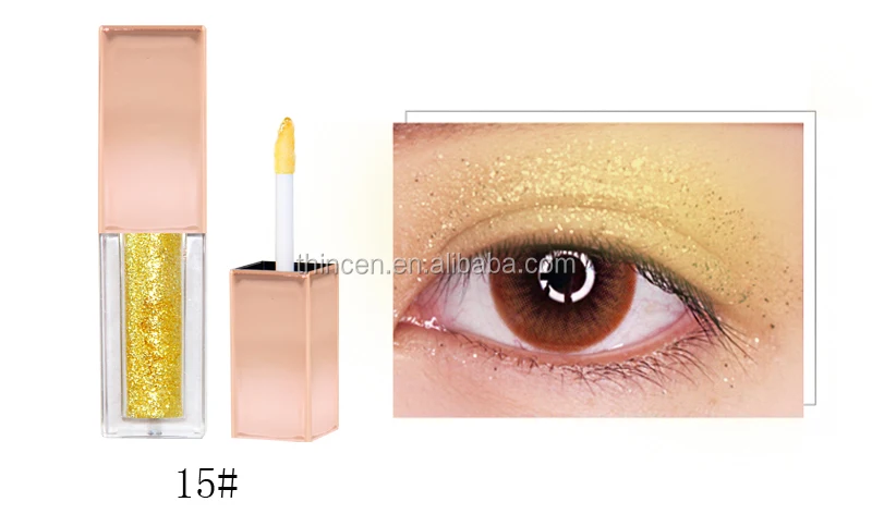 Hot Selling Private Label Metallic Eyeshadow High Pigment Long Lasting Liquid Glitter Eyeshadow