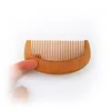 High Quality Wholesale Natural Wood Comb for Head Haire with Laser Logo