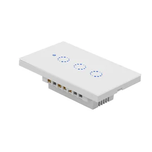 T1 US Smart Wi Fi RF 3 Gang Light Touch Wall Switch
