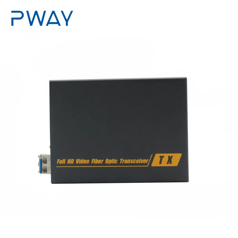 Pway Thf128h Fiber Video Transmitter Support 4kx2k@60hz 20km Cctv Fiber
