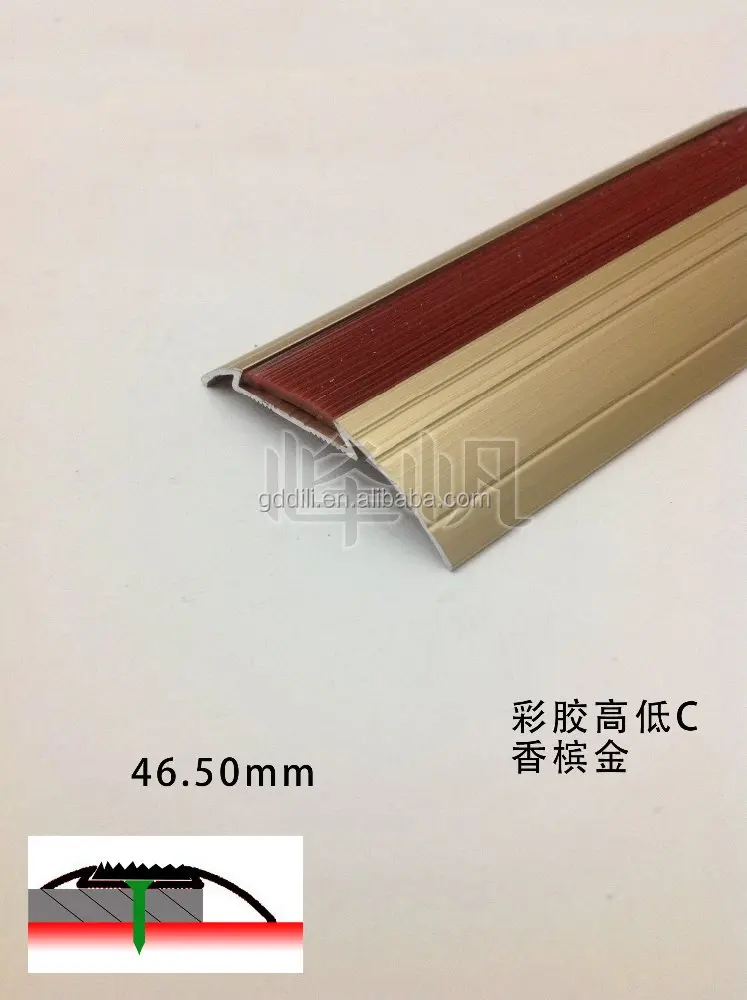 Rubber vloer overgang strips voor vloeren trim vloeren accessoires ...