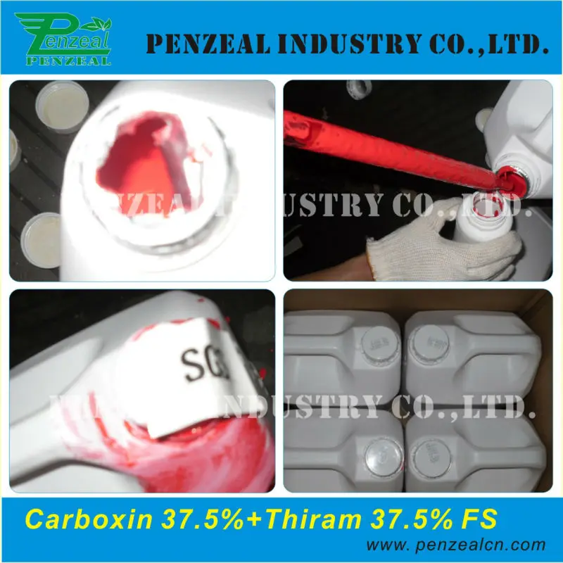 
Carboxin 375g/l+Thiram 375g/l FS, Fungicide 