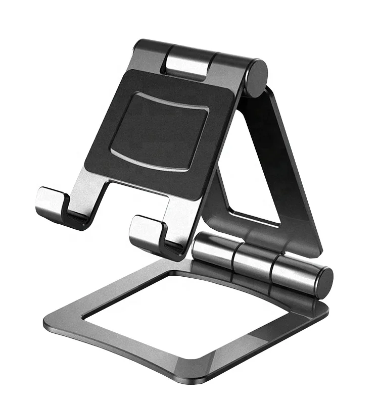 2019 Amazon Product Phone Holder Mobile Stand Foldable Aluminum Tablet Stand For Ipad
