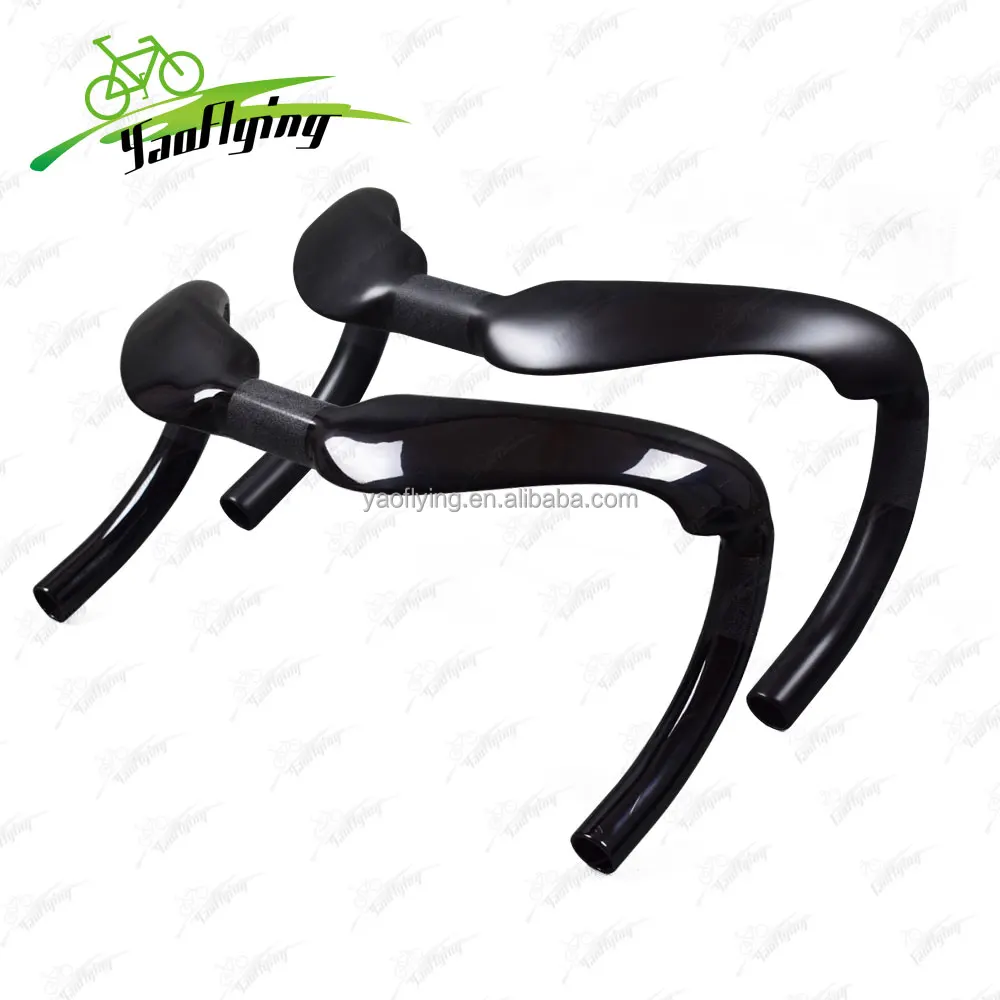 

Airwolf Carbon track handlebar sprinter bar matte/glossy 31.8 mm carbon bent bar, All colors available