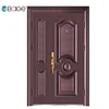 Steel main entrance door stainless steel door lock wrought iron double entry doors