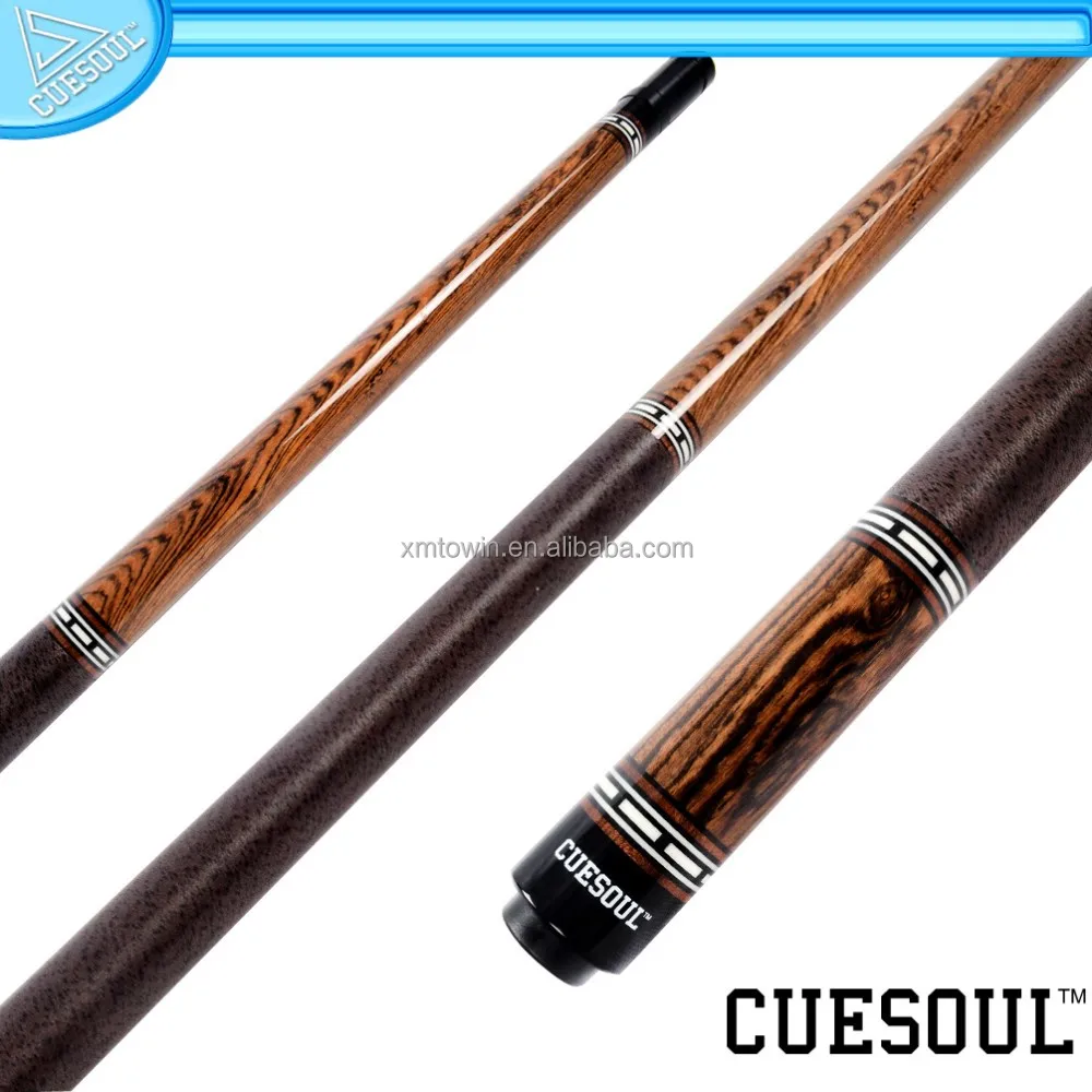 

CUESOUL 1/2 Dracaena Butt Maple Shaft Pool Cue with Cue Protector