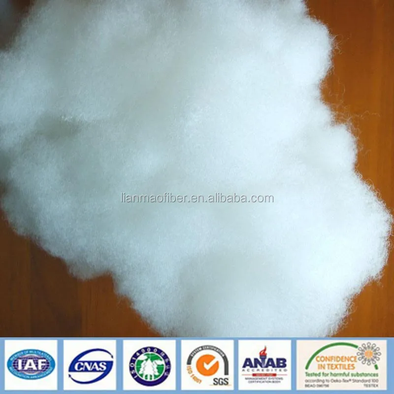 
100% VIRGIN Hollow Style polyester fiber for wadding/ padding/pillow 