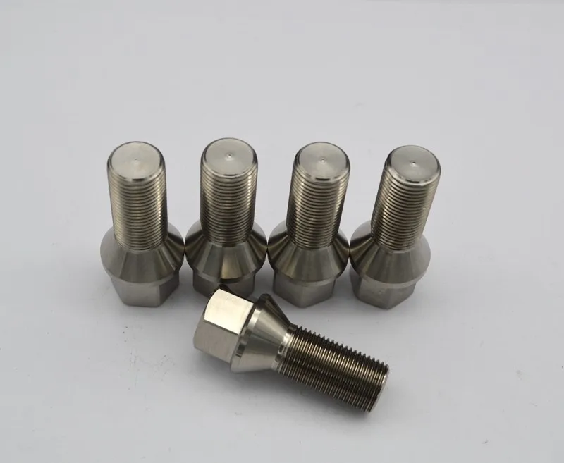 Gr5 Titanium Wheel Bolt M14*1.25*28mm For Bmw And Mini - Buy Titanium ...