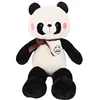 Wedding Gifts Stuffed 3d pp cotton Animal Cute giant Panda with bow tie Plush Toy