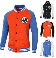 

walson Anime Dragon Ball Cosplay Hoodie Casual Bomber Jacket Baseball Coat Sportswear