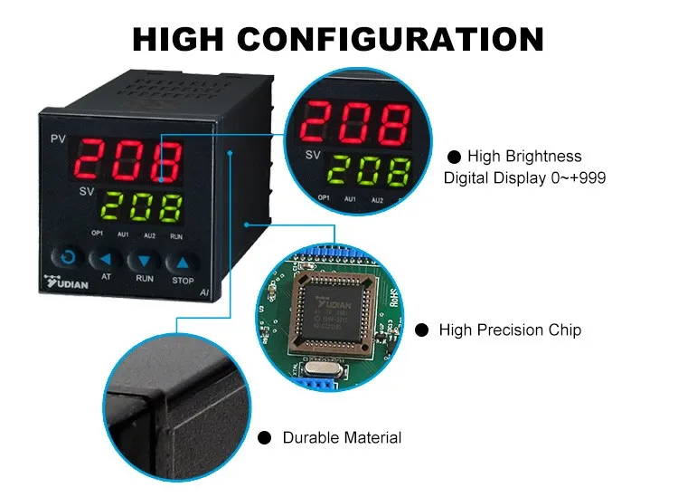 Yudian Differential Refrigerator Bakery Oven Temperature Controller