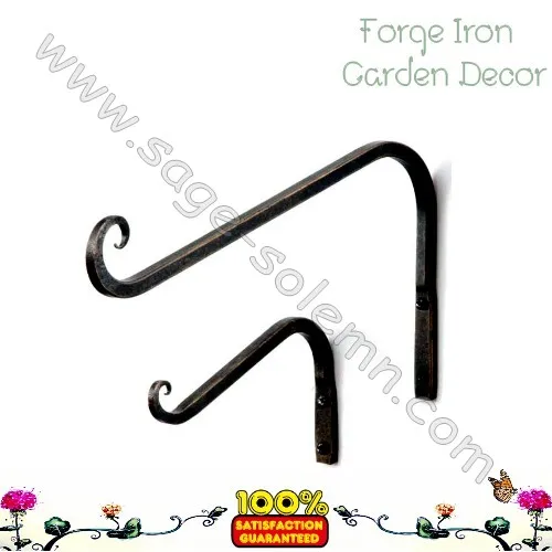 wrought iron hanging brackets