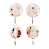 stainless steel with gum key hook boy and girl sweet patten towel hook