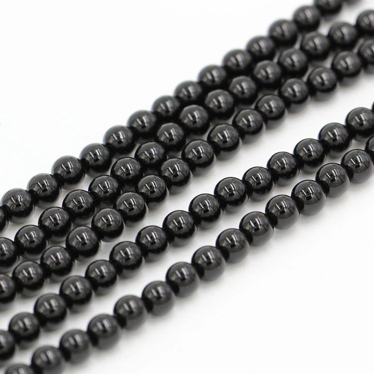 Black Tourmaline Beads Natural Stone Beads,Price Of Natural Rough ...