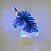 Coloul Light Source 3D Infinity Tunnel Unicorn LED Holiday Lights For Decoration Or Gift