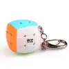 Qiyi Cube Keychain 3x3 Mini Pocket Cubes Key Ring Keyring Puzzle Magic Cube Fidget Toy 30mm EXW