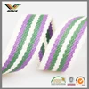 factory price colorful pattern binding canvas cotton belt