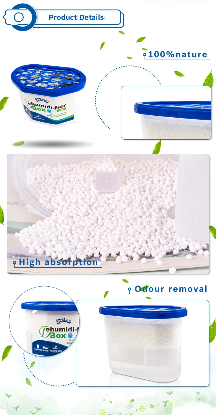 Wardrobe damp rid dehumidifier moisture absorber box