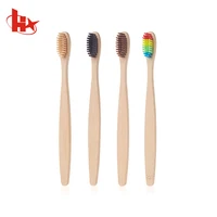 

eco custom logo oem 100% organic wholesale bamboo toothbrush