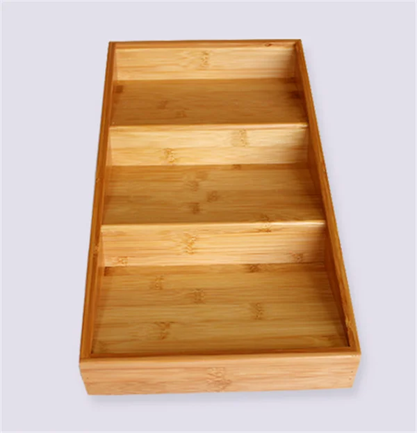 Best Quality Solid 3 Tire Drawer Tray Bamboo Wood Spice Rack View
