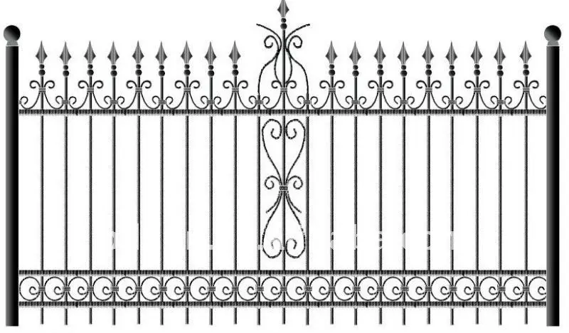 Valla De Hierro Para Jardín - Buy Valla De Hierro Para Jardín,Valla De