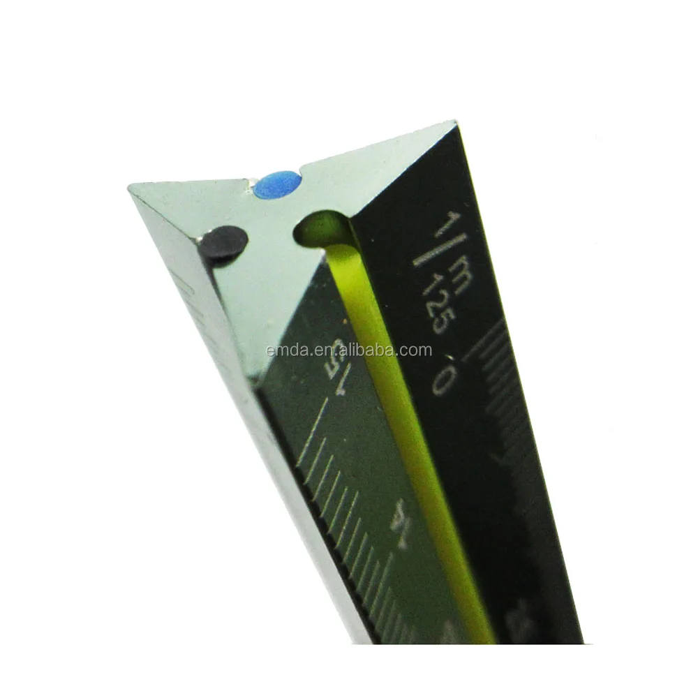 Mini Metal 15cm 6 Inch Triangular Scale Ruler Aluminium Ruler Buy