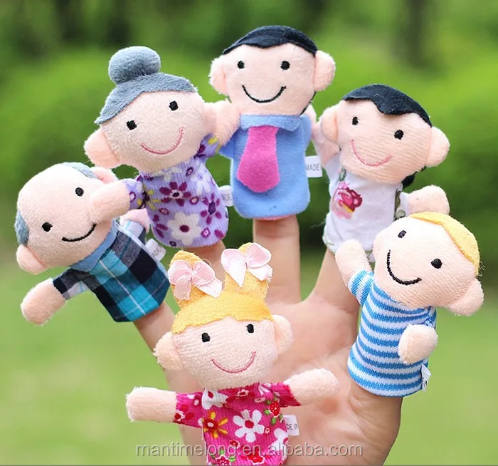 family finger puppets hand puppet
