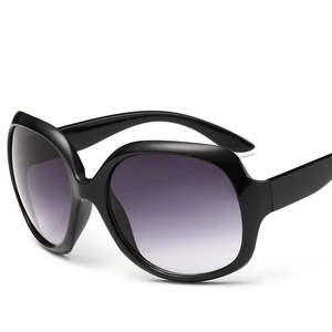 Oversized Vintage Retro Sunglasses for Women Brand Designer Cool Frog Big Large Mirror Shades Plastic Frame Eyewear 118901