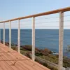 meter price the wire railing stainless steel cable railing with LED light