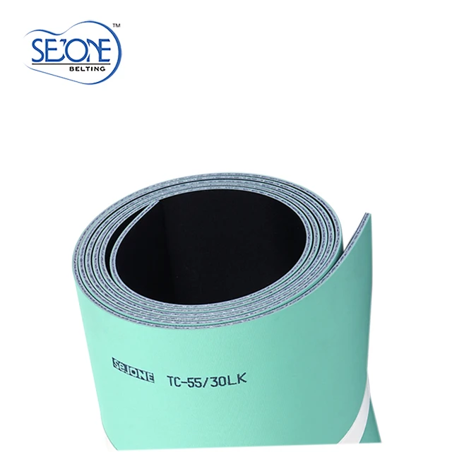 3.0mm Energy efficient rubber polyester conveyor flat belt ues for DTY machine